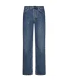 Moschino Cotton Jeans Wide Leg In Blue
