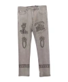 Moschino Belt-loop Jeans In Gray