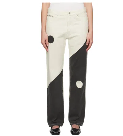 Moschino Belt Loop Jeans In Multi