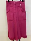 Moschino Belt-loop Jeans In Red