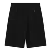 Moschino Belt-loop Shorts In Black