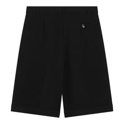 Moschino Belt-loop Shorts In Black