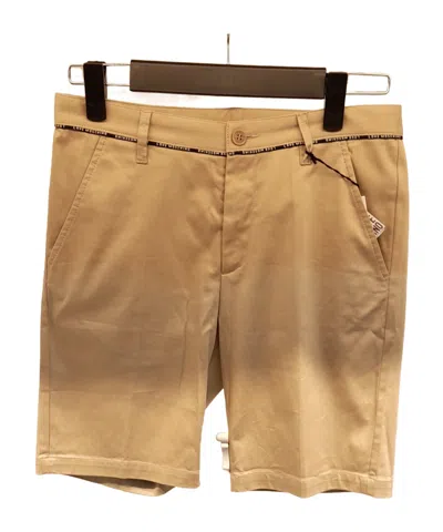 Moschino Belt-loop Shorts In Nude