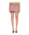 Moschino Belt-loop Skirt In Nude