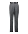 Moschino Belt Loop Track Pants In Gray