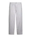 Moschino Relaxed Fit Trousers Tailored Accents In White