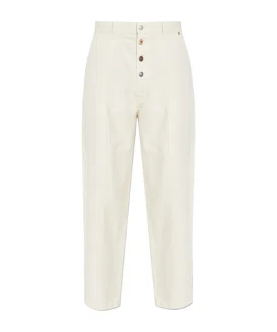 Moschino Belt Loop Track Pants In White