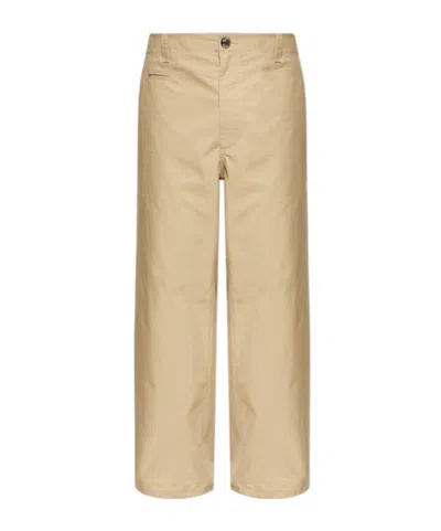 Moschino Belt Loop Trousers In Brown