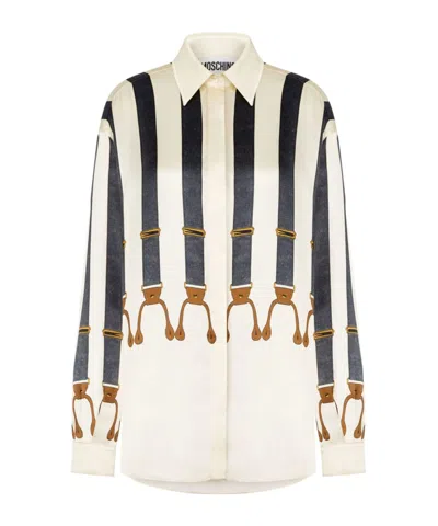 MOSCHINO BELT PRINT SHIRT