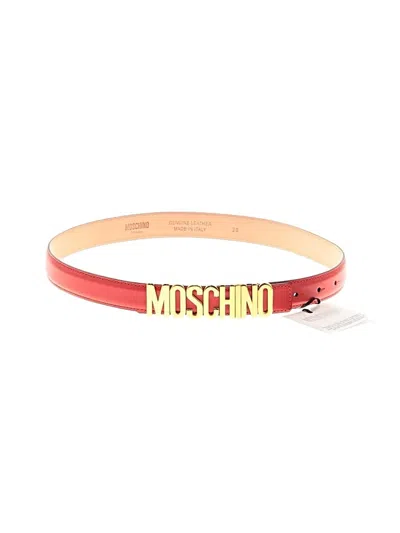 Moschino Belt In Red