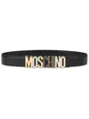 Moschino Adjustable Logo Cinrua Belt With Multi-tone Buckle