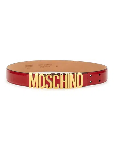 MOSCHINO MOSCHINO BELT WITH LOGO