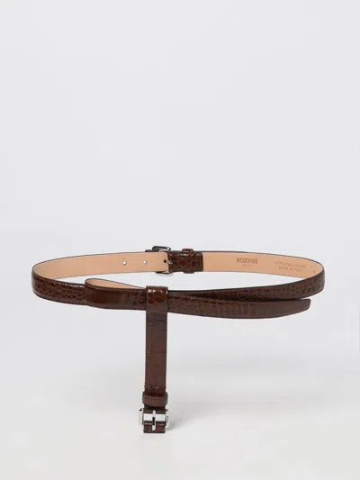 Moschino Belt Woman  Couture In Brown