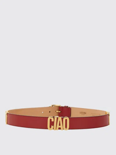 Moschino Belt Woman  Couture In Red