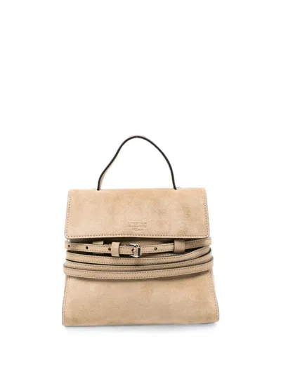 Moschino Belt-detail Mini Bag In Neutral