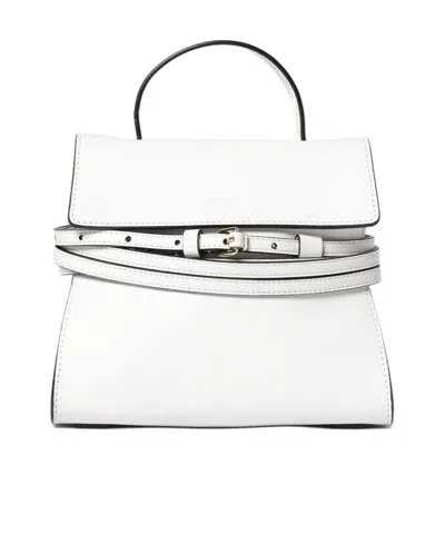 Moschino Belt-detail Tote Bag In Red
