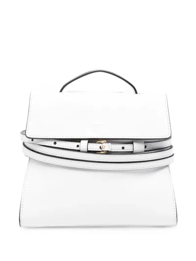 Moschino Belt-detail Tote Bag In White