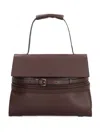 Moschino Shoulder Bag With Adjustable Strap And Buckle Detail In Brown