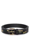Moschino Belts In Black