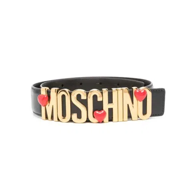 Moschino Belts In Black