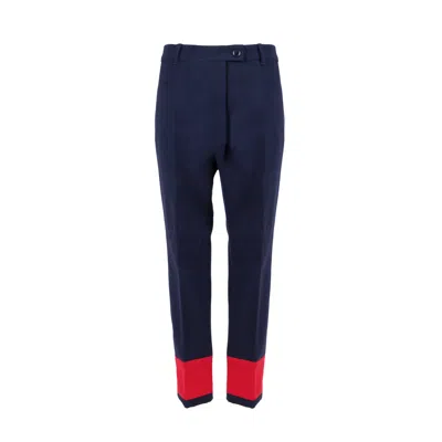 Moschino Bi-color Wool Pants - '10s In Blue