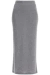 Moschino Knitted Virgin Wool Pencil Skirt