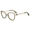 Moschino Burgundy Metal Frames