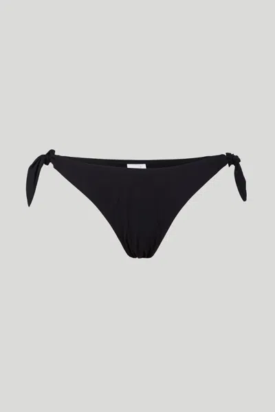 Moschino Bikini Slip Nero Con Fiocchetti  Swim