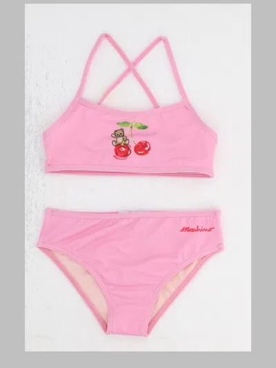 Moschino Bikini With Gift Box In Pink