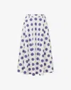 MOSCHINO BIRO POLKA DOTS POPLIN SKIRT