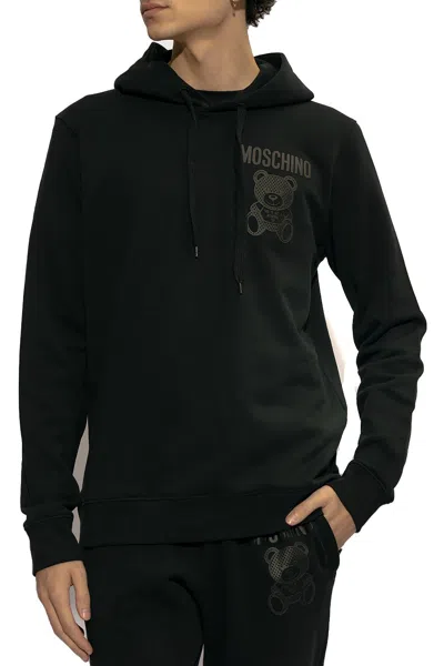 Moschino Classic Comfortable Sweatshirt For Men In Black