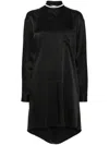 Moschino Dress Knee Length Band Collar In Black