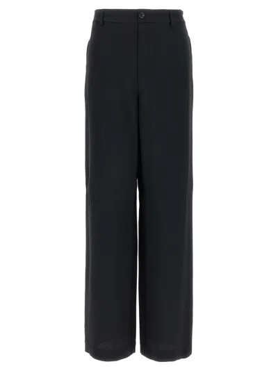 MOSCHINO BLACK ACETATE PANTS