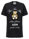 Moschino Teddy Bear Mini Dress In Black