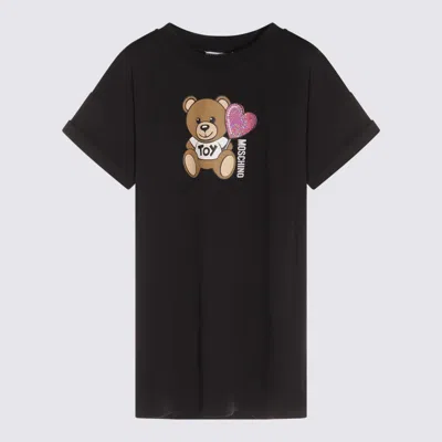 Moschino Kids' Black Cotton Dress