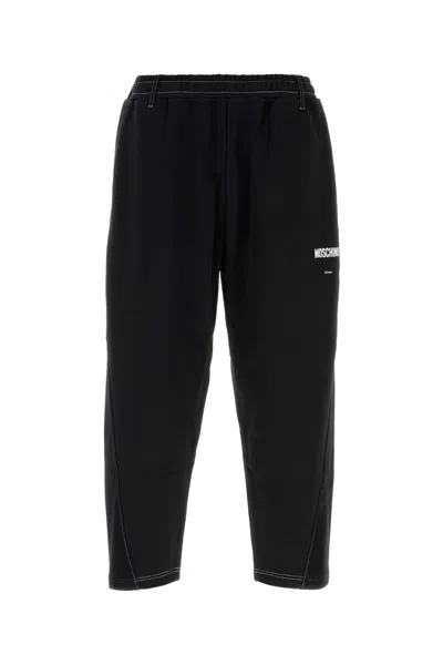 Moschino Black Cotton Joggers