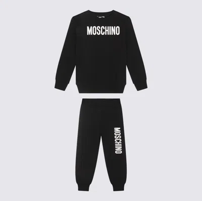Moschino Kids' Black Cotton Jumpsuit