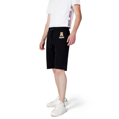 Moschino Underwear Man Sleepwear Black Size L Cotton, Elastane