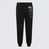 Moschino Logo Print Joggers Pants In Black