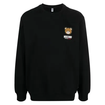 Moschino Black Cotton Sweater