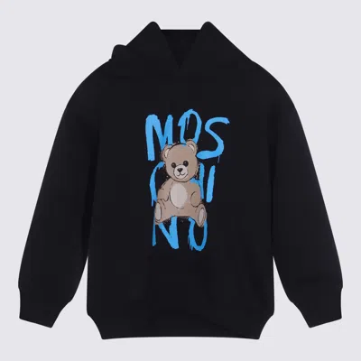 Moschino Kids' Black Cotton Sweatshirt