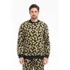 Moschino Coin-pattern Cotton Sweatshirt In Black