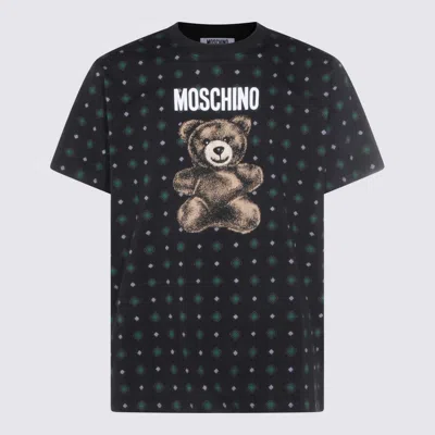 Moschino Teddy Printed T-shirt In Black