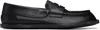 Moschino Black Desert College Loafers In Black