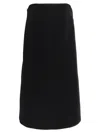 Moschino Black Fiocco Mini Dress In Black