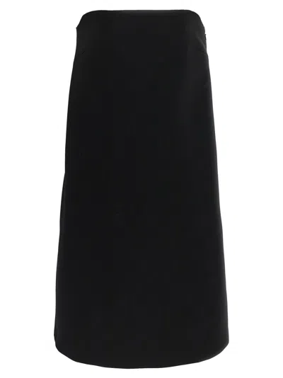 Moschino Black Fiocco Mini Dress