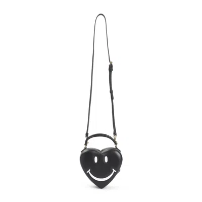 MOSCHINO BLACK HEART CROSSBODY BAG