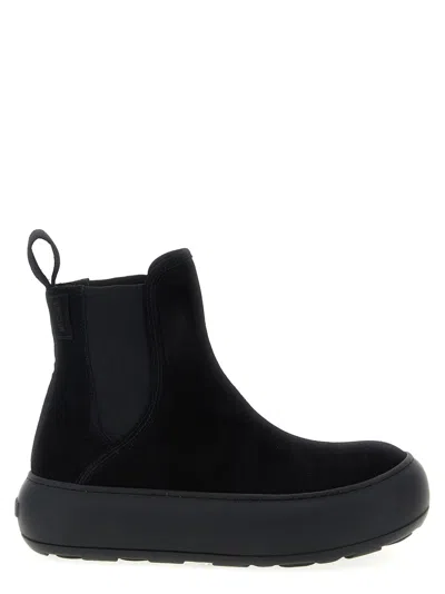 MOSCHINO BLACK HIGH TOP SNEAKERS