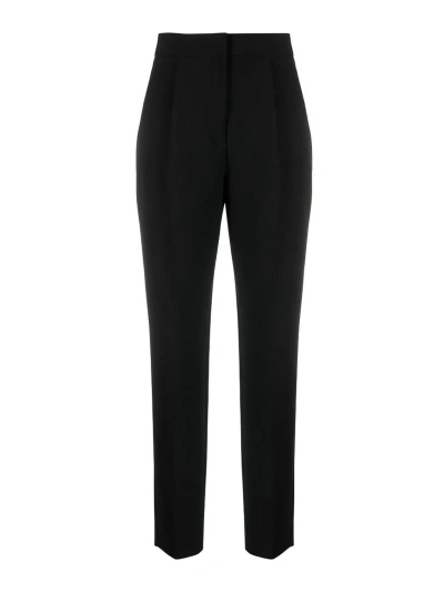 Moschino Black High-waisted Tailored Trousers