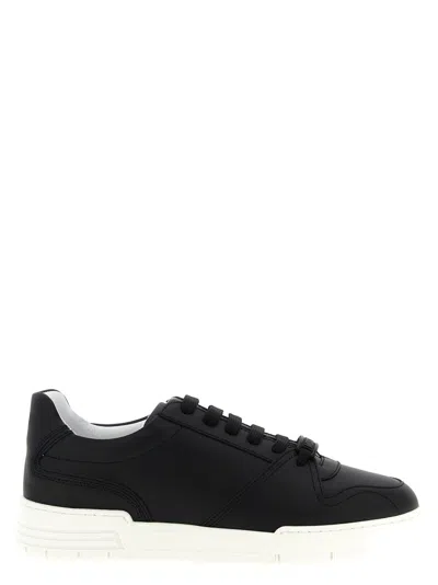MOSCHINO BLACK LACE UP SNEAKERS